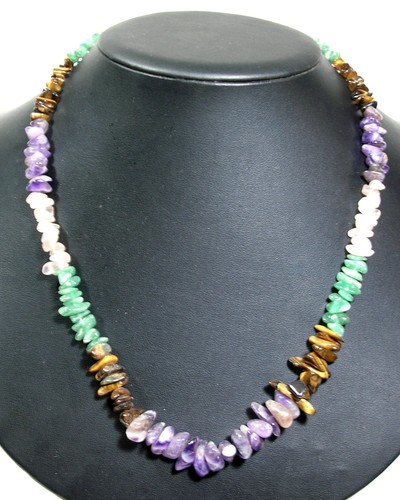 Collana chips ametista occhio - ametista,