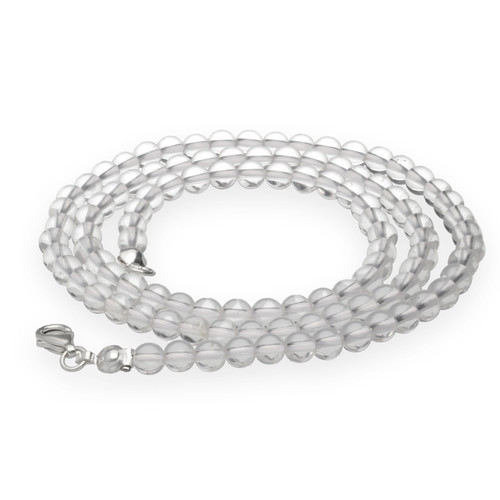 Collana sfere quarzo - di, in