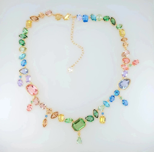 Collana gema pietre preziose - collana,