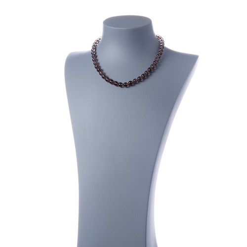 Collana corta quarzo fumè - collana,