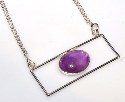 925 silver plated - silver, oval