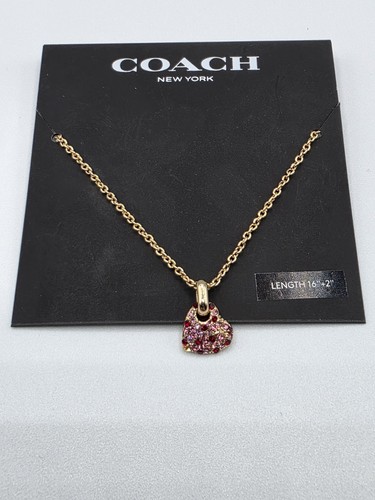 Collana con ciondolo strass