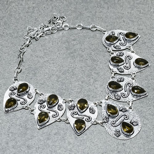 Collana sfaccettata quarzo