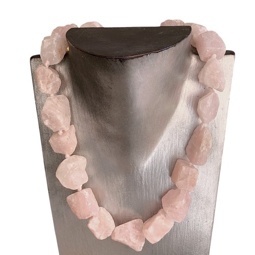 Collana artigianale quarzo - artigianale, in