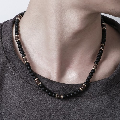 Collana girocollo corta uomo