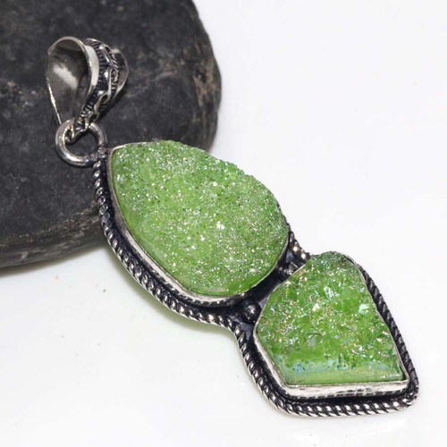 Ciondolo druzy argento - , 925