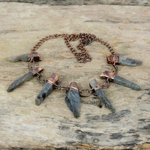 Collana labradorite rame - labradorite,