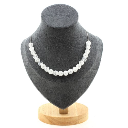 Collana perle quarzo - collana,