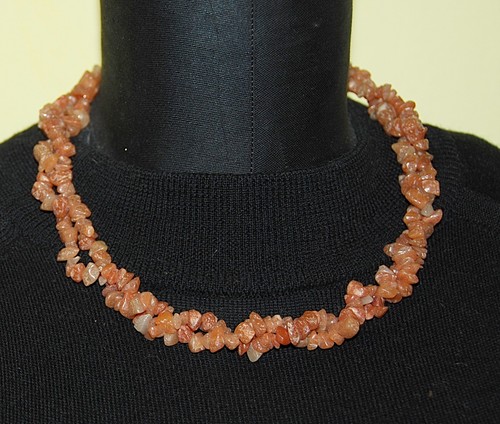 Collana quarzo rosso - quarzo,