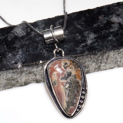 Collana rodocrosite enorme - rodocrosite,
