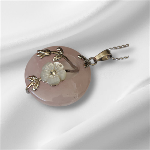 Collana con ciondolo quarzo - ciondolo,