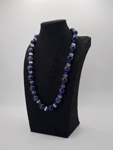Collana sodalite quarzo - , di