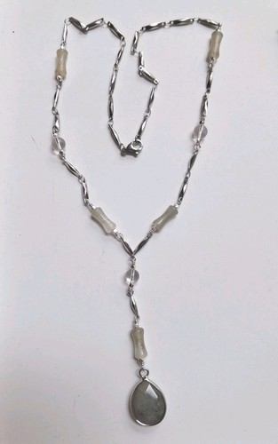 Collana acciao con pietre - con,