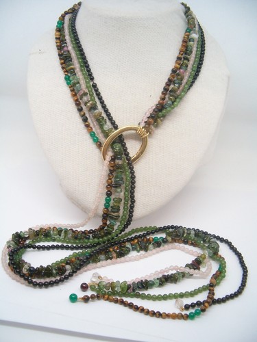 Collana con onice occhio di - con, onice,