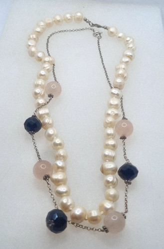 Collana perle coltivate - perle,
