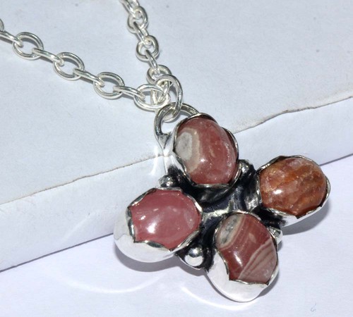Collana con pietre - , preziose