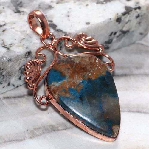 Ciondolo shattuckite placcato - ciondolo,