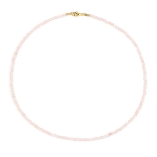 Collana quarzo rosa - collana, in