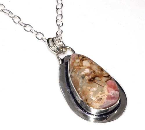 Collana enorme rodocrosite